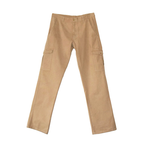 PANTALONI CARGO "TWILL BEIGE"