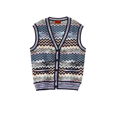 CARDIGAN SENZA MANICHE "BABY MISSONI"