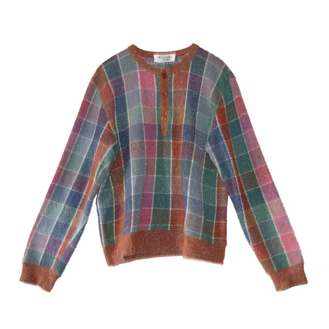 "MISSONI" PLAID VINTAGE SWEATER