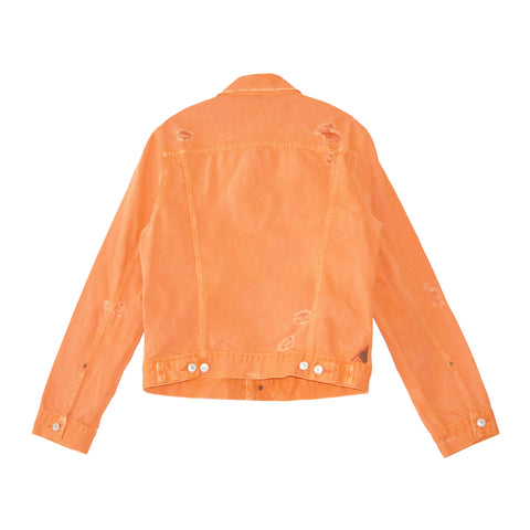 "RIPPED ORANGE" RALPH LAUREN DENIM JACKET