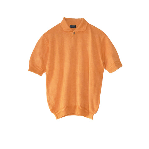 ORANGE"VERSACE VERSUS" SHORT SLEEVES POLO